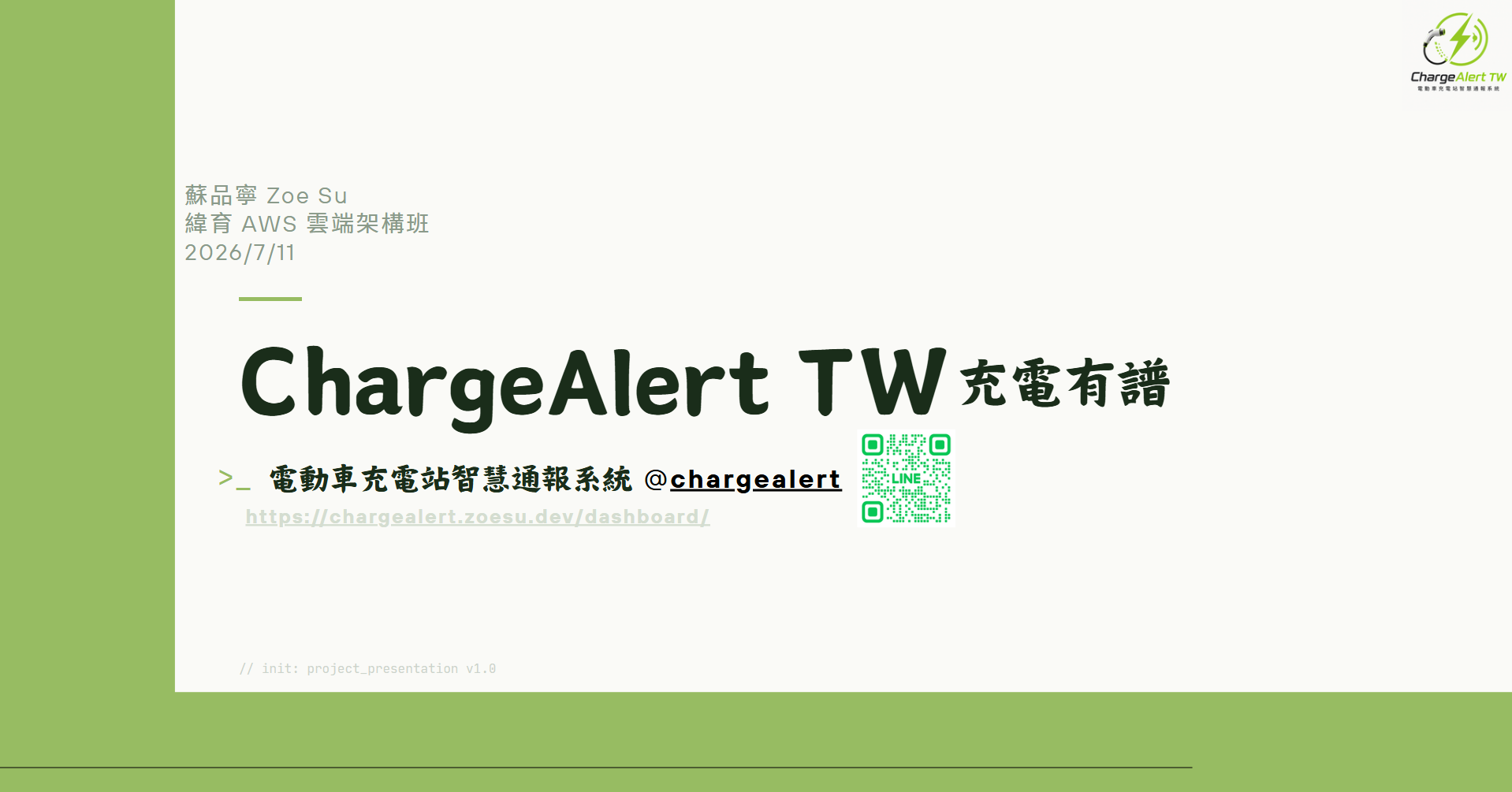 ChargeAlert TW 截圖